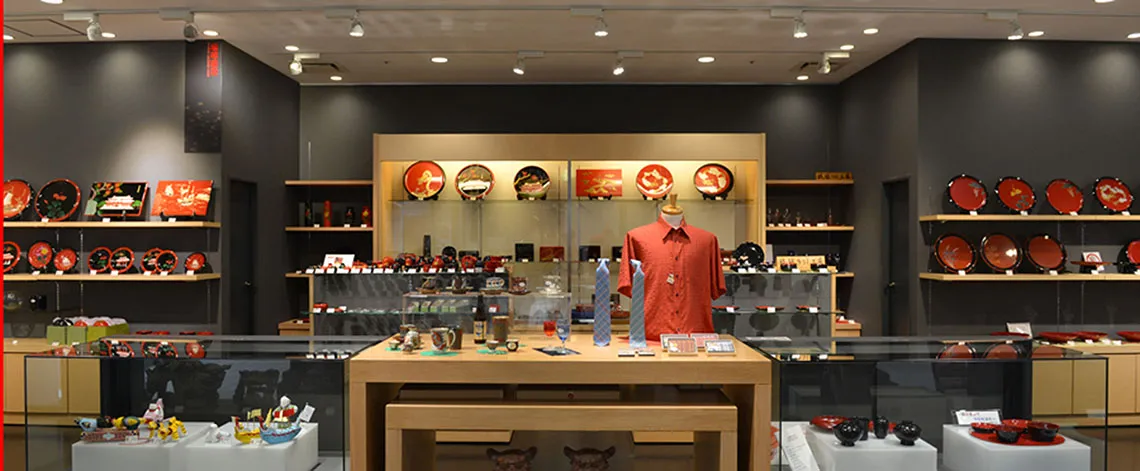 那霸市傳統工藝館的禮品店